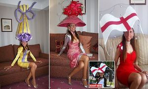 Дизайнер шляп предлагает британкам побывать на скачках в Аскоте удаленно и шикануть обновками