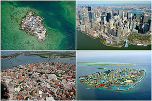 Острова с самой высокой плотностью населения в мире