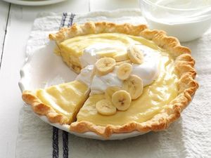 Банановый пирог со сливочно-ванильным кремом