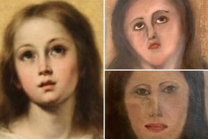 Мастер-ломастер: испанец испортил картину 17 века, взявшись за ее реставрацию