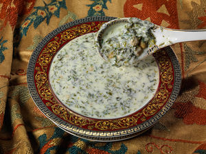 ЖАРА 3-серия | Азербайджанская Довга - холодный суп с зеленью |