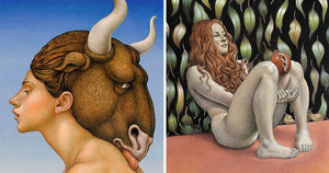 Двойной смысл картин Майкла Бергта: от восточной классики к западному сюрреализму