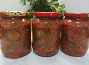 ОБАЛДЕННЫЙ САЛАТ НА ЗИМУ /Салат из огурцов в томатном соусе без стерилизации