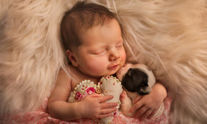 Когда милее некуда: объятия новорожденных и питомцев в проекте фотографа из Лондона