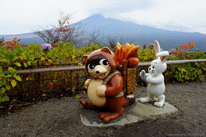 Японская сказка про кролика и тануки