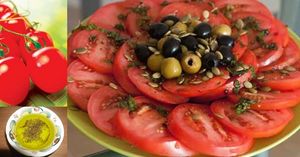 Легкий средиземноморский салатик: спасет в любую жару