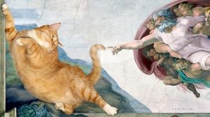 Заратустра на полотне Рафаэля: как рыжий кот из Петербурга оказался на шедеврах мирового искусства