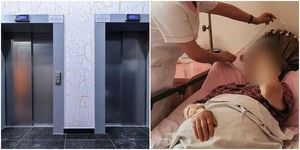 В Китае пенсионерки на четыре дня застряли в лифте и выбрались самостоятельно