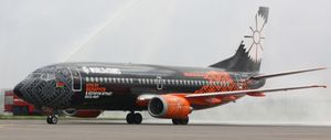 В аэропорту «Жуковский» приземлился первый пассажирский самолет
