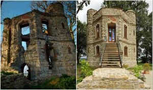 Архитектор приобрел исторические развалины и за год превратил их в настоящий замок