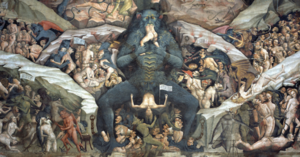 Почему в Средневековье демонов рисовали с лицами между ног