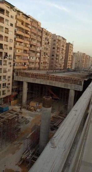 Строительство новой дороги в Египте
