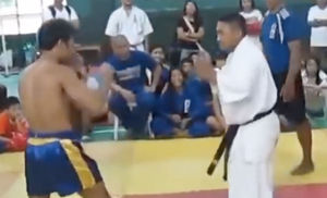 Тайский бокс против мастеров карате