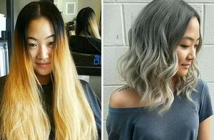 20 фото людей «до и после» того, как они обрезали свои длинные волосы
