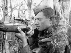 Какую «стажировку» проходили советские снайперы на фронте