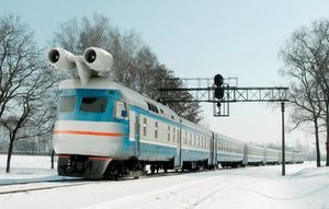 Каким был первый реактивный поезд в СССР