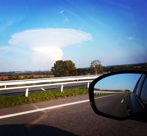 Облако в виде «ядерного гриба» на Кузбассе