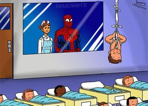 Если бы у супергероев были дети: 10 очаровательных и смешных иллюстраций