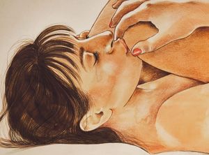 Энергетика любовных прикосновений в картинах Фриды Кастелли