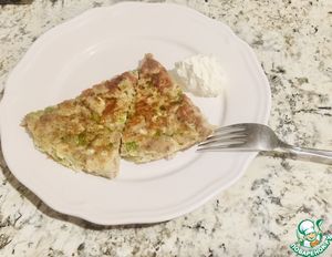 Ленивый кето-пирог на сковороде