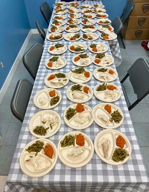 На День благодарения семейная пара приготовила для животных из приюта 80 отдельных обедов