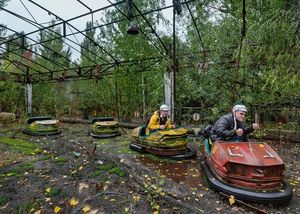 Туристы в Чернобыле