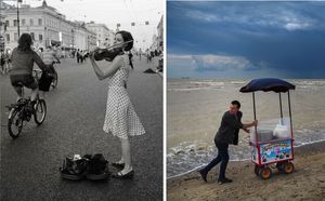 Снимки человека, который путешествует по России с фотоаппаратом в руках