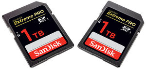 SanDisk показала первую в мире SD-карту объемом 1 ТБ