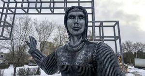 Шокирующий памятник «Аленке» в Нововоронеже в сети назвали «Русской Смертью»
