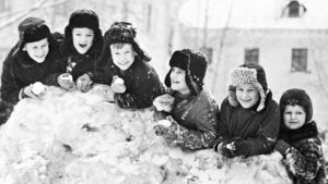 Зима в советских ретро-фотографиях