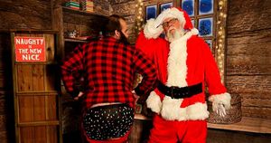 Ну очень плохой Санта: в США рождественские персонажи занялись сексом в торговом центре