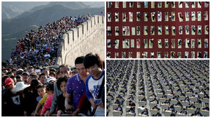 Сколько людей в Китае? Убийственные фотокадры