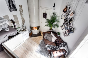 Скандинавская квартирка с необычной планировкой площадью всего 17 м²