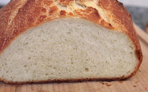 Хлеб на кефире за 5 минут чистого времени работы: тесто не замешивали, дошло само