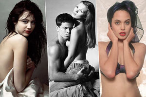 Первые откровенные съемки юной Кейт Мосс, Анджелины Джоли и других звезд