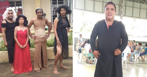Черт-те что и с боку бантик: филиппинцы, бежавшие от вулкана, делятся фото пожертвованной одежды