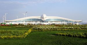 Невероятно! Новый аэропорт Ашхабада поражает воображение  (4 фото)