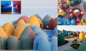 Как выглядит Маджара, яркий мультяшный курорт на иранском острове Ормуз