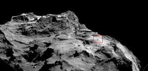 На новом фото кометы Чурюмова — Герасименко нашли «антенну» как на фото с Луны