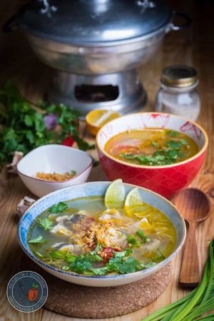 Простой рыбный суп в вьетнамском стиле