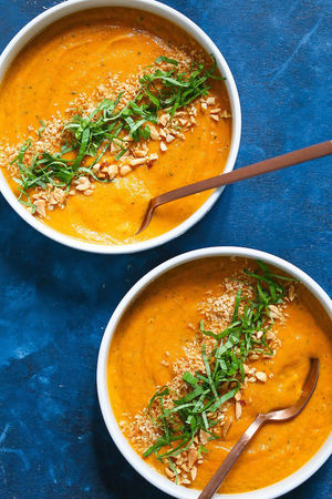 Рецепт морковного крем-супа в азиатском стиле