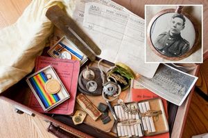 Пенсионер нашел капсулу времени, запечатанную с 1916 г. в чемодане погибшего родственника-солдата