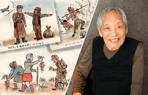 Правдивые и добрые рисунки про СССР японского солдата, который 3 года провёл в советском плену