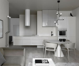 Может ли полностью белая квартира быть уютной: показываем на примере однушки 62 м² в стиле минимализм