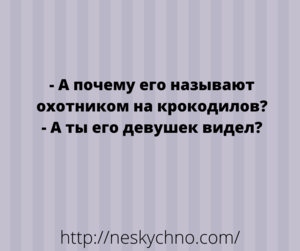 Немного свежего юмора для отменного настроения