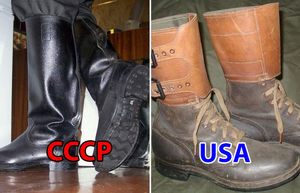 Была ли советская армейская обувь хуже той, что делали для своих бойцов в США