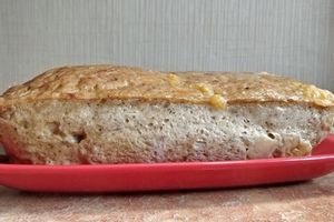 Мясной хлеб с сыром