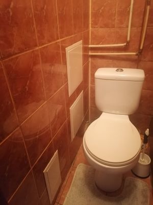Как удобно обеспечить доступ к трубам и счетчикам в узком туалете: наши пробы и ошибки