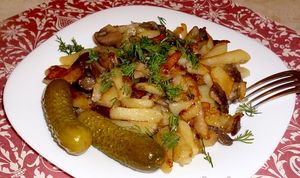 Жареная картошечка или кулинарный садизм по сибирски.