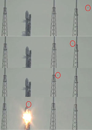 Ракету Falcon 9 взорвала шаровая молния?